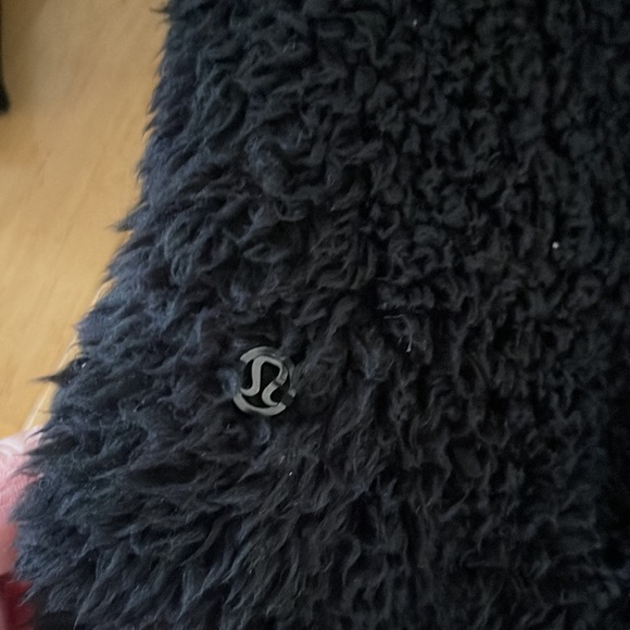 Lululemon scuba oversized half zip hoodie PLUSH FLEECE BLACK - Picture 8 of 9